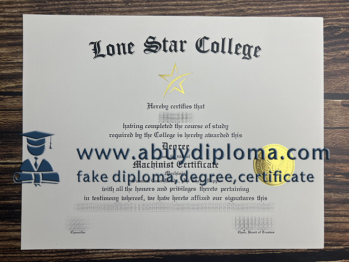 Buy Lone Star College fake diploma, Make LSC diploma.
