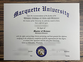 Buy Marquette University fake diploma.