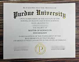 Get Purdue University fake diploma online.
