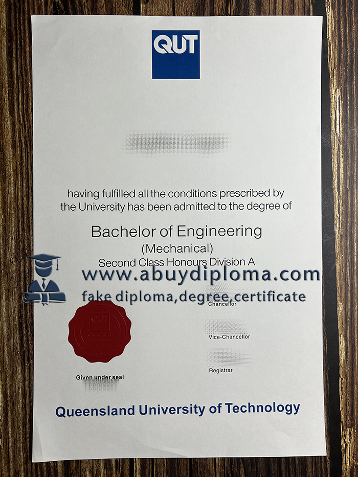 Buy Queensland University of Technology fake diploma.
