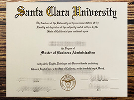 Get Santa Clara University fake diploma.