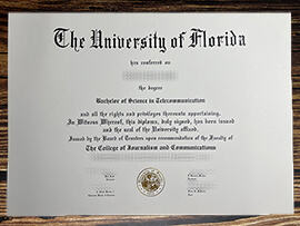 Buy University of Florida fake diploma.