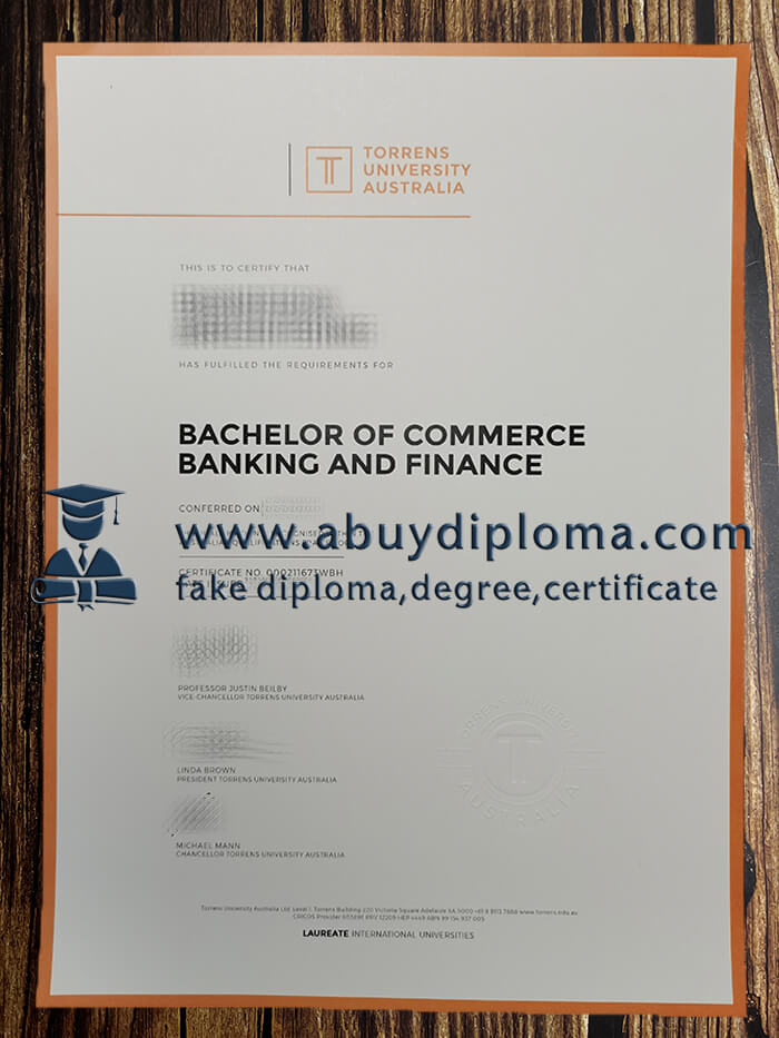 Get Torrens University fake diploma.