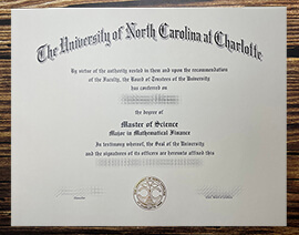 Obtain University of North Carolina at Charlotte fake diploma.