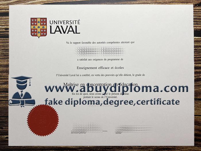 Buy Université Laval fake diploma, Make Université Laval diploma.