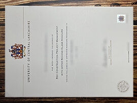 Obtain University of Central Lancashire fake diploma.