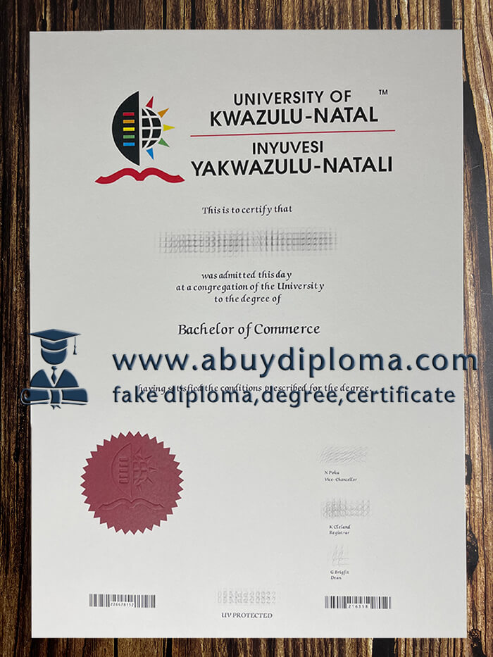 Buy University of KwaZulu-Natal fake diploma, Make University of KwaZulu-Natal diploma.