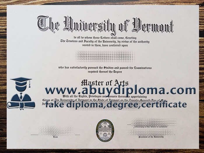 Buy University of Vermont fake diploma, Buy UVM fake diploma.