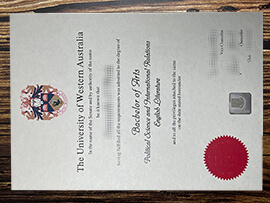 Make University of Western Australia diploma.