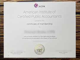 Purchase American Institute of Certified Public Accountants fake diploma.