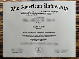 Purchase American University fake diploma.