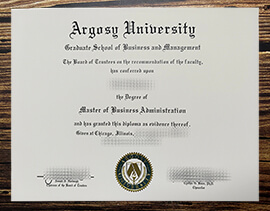 Purchase Argosy University fake diploma.