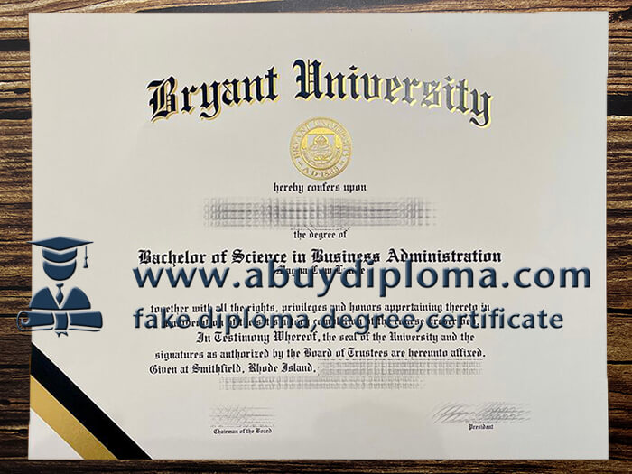 Buy Bryant University fake diploma online.