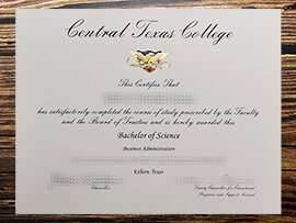 Get Central Texas College fake diploma.