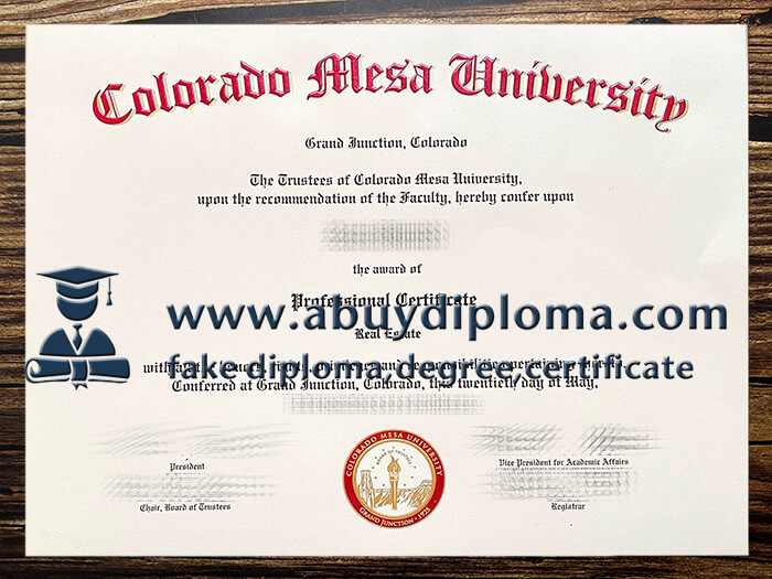 Get Colorado Mesa University fake diploma, Make CMU degree, Fake Colorado Mesa University certificate.