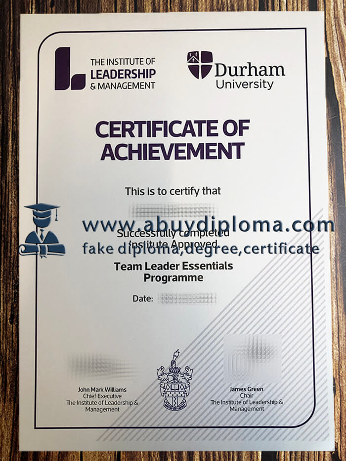 Buy Durham University fake certificate online.