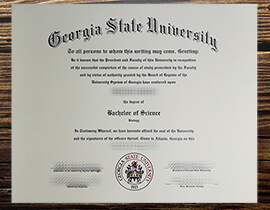 Purchase Georgia State University fake diploma.