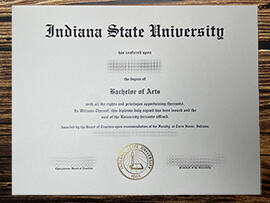 Purchase Indiana State University fake diploma.
