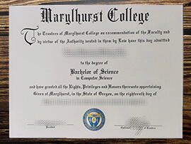 Purchase Marylhurst College fake diploma online.