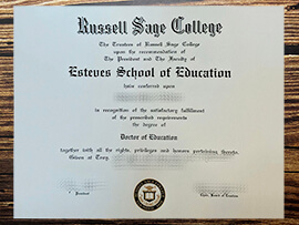 Order Russell Sage College fake diploma.