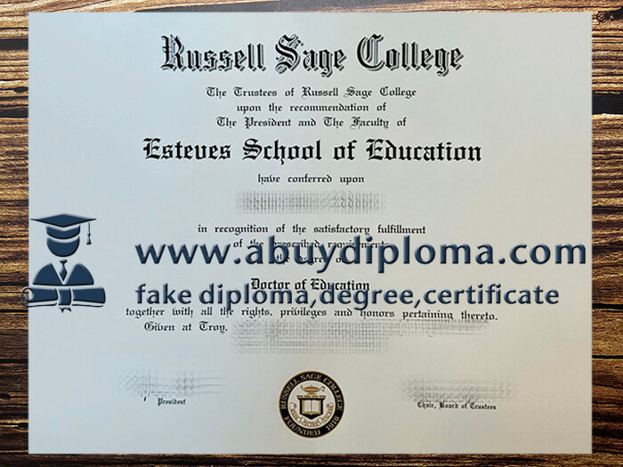 Fake Russell Sage College diploma, Buy RSC fake degree online.