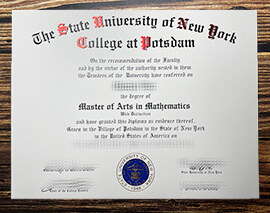 Get State University of New York College at Potsdam fake diploma.