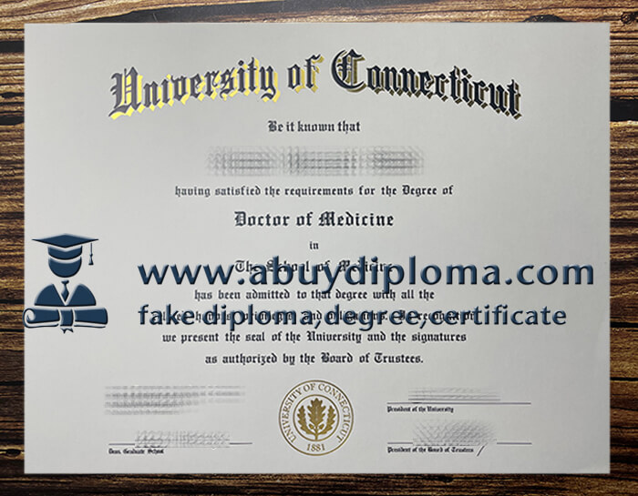 Buy University of Connecticut fake diploma, Make UConn diploma.