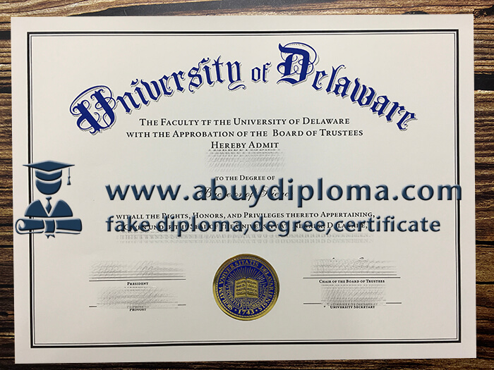 Get University of Delaware fake diploma, Get UD fake diploma online.