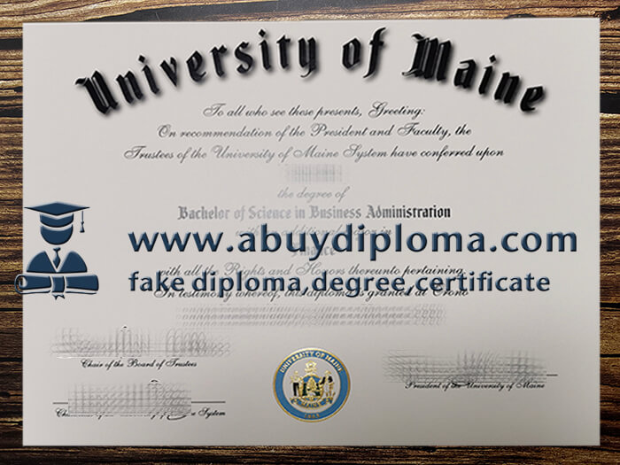 Buy University of Maine fake diploma, Make University of Maine degree.