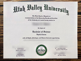 Buy Utah Valley University fake diploma online.