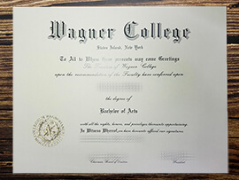 Get Wagner College fake diploma.