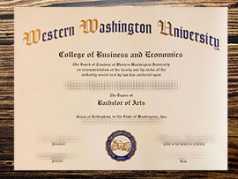 Purchase Western Washington University fake diploma.