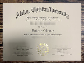 Get Abilene Christian University fake diploma.