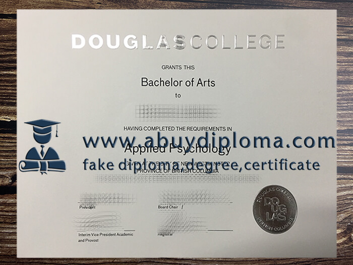 Buy Douglas College fake diploma online.