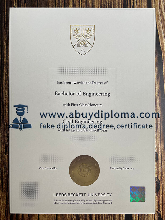 Get Leeds Beckett University fake diploma, Make LBU diploma.