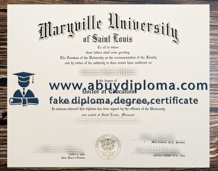 Buy Maryville University of Saint Louis fake diploma.