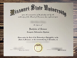 Get Missouri State University fake diploma online.