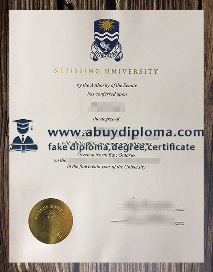 Buy Nipissing University fake diploma, Make Nipissing University diploma.