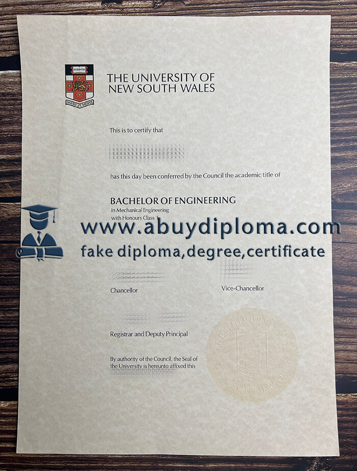 Buy University of New South Wales fake diploma, Make UNSW degree, Fake UNSW certificate.