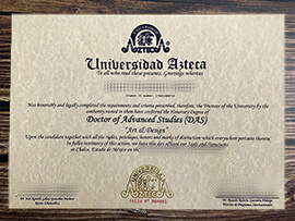 Purchase Universidad Azteca fake diploma online.