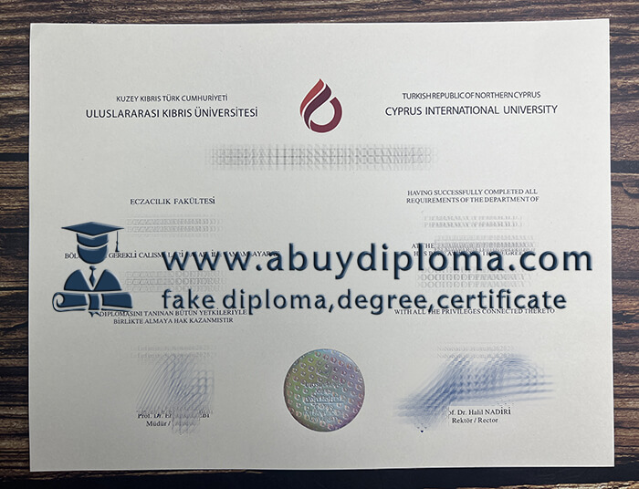 Buy Cyprus International University fake diploma, Fake CIU diploma online.