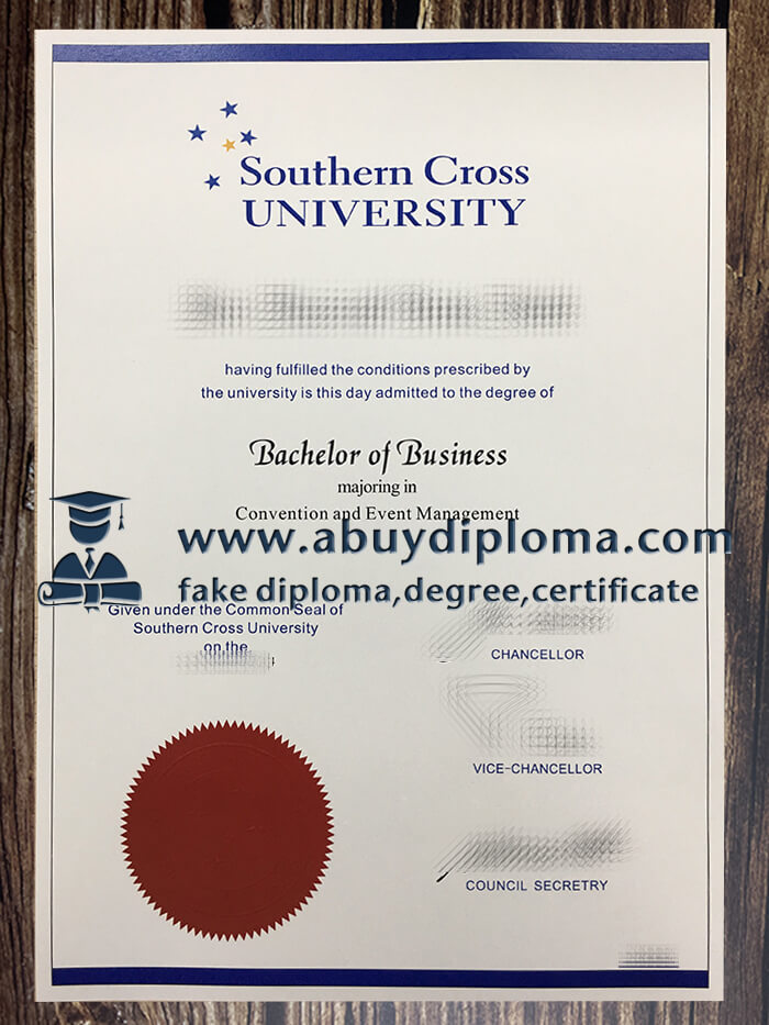 Buy Southern Cross University fake diploma, Make SCU degree online.