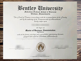 Buy Bentley University fake diploma.