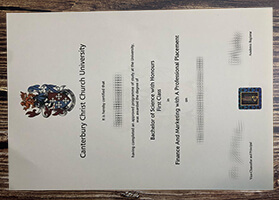 Make Canterbury Christ Church University diploma.