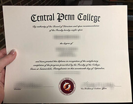 Get Central Penn College fake diploma online.