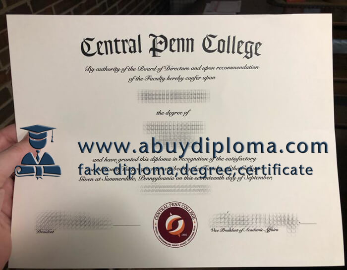 Buy Central Penn College fake diploma online.
