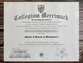 Buy Collegium Merrimack fake diploma online.