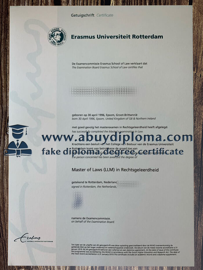 Buy Erasmus Universiteit Rotterdam fake diploma, Fake EUR degree online.