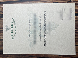 Get Henley Management College fake diploma.