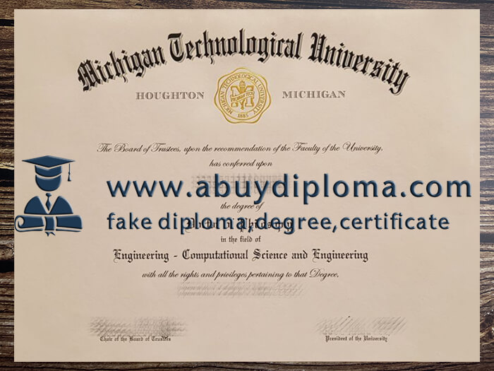 Buy Michigan Technological University fake diploma.